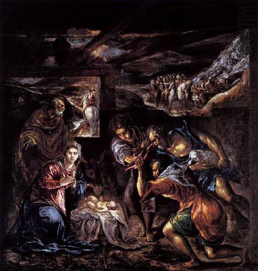 GRECO, El The Adoration of the Shepherds china oil painting image